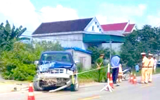 Hiện trường vụ tai nạn (N.T)