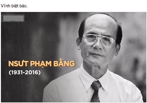 Nghệ sĩ Phạm Bằng qua đời ở tuổi 85 khiến người hâm mộ tiếc thương.