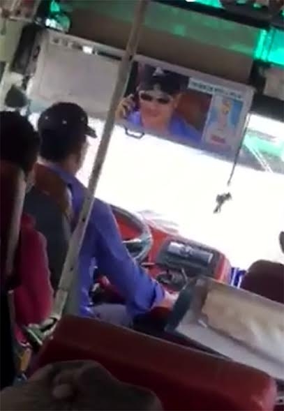 Tài xế xe buýt, nghe điện thoại, an toàn giao thông, đình chỉ công tác, sài gòn, xe buýt