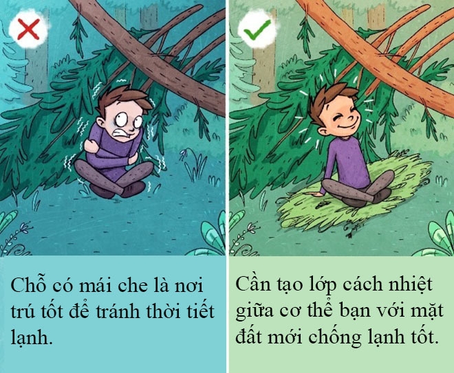 Những mẹo sinh tồn ai cũng tưởng đúng hóa sai