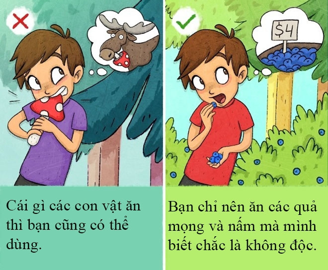Những mẹo sinh tồn ai cũng tưởng đúng hóa sai