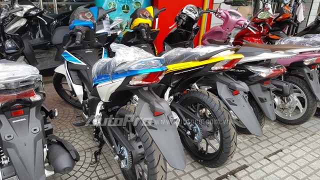  Honda Winner 150 đã bắt đầu xuất hiện tại các đại lý của Honda. 