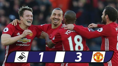 Pogba và Ibra nổ súng, M.U tìm lại niềm vui chiến thắng