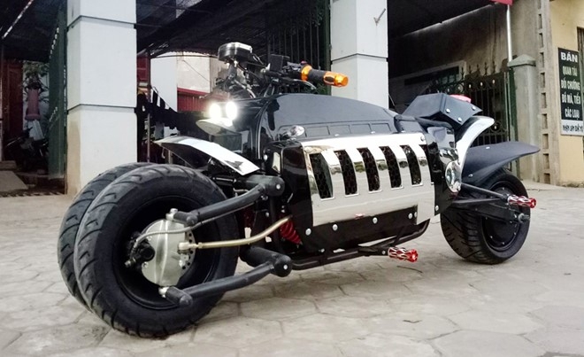Xe la co kieu dang Dodge Tomahawk dau tien o Viet Nam hinh anh 5