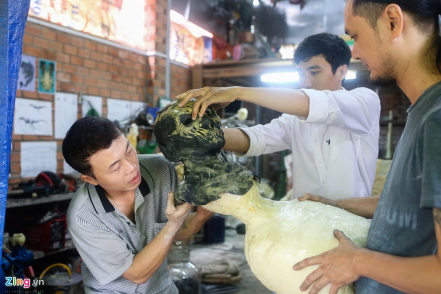 Lo che mo hinh quai vat kinh di cua gioi tre Sai Gon hinh anh 8