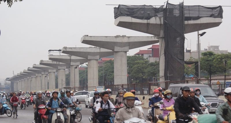 đường sắt trên cao, dự án ngàn tý, dự án chậm tiến độ, nhà thầu ngoại