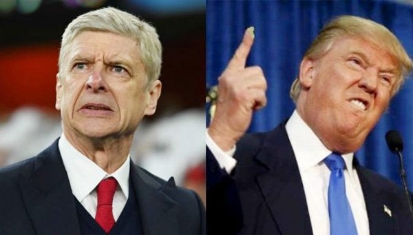 Donald Trump, Tân tổng thống Mỹ Donald Trump, Arsenal, Arsene Wenger