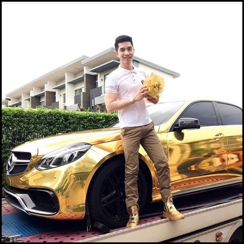 sung sot thieu gia voi sieu xe dat vang khien trieu co gai mo uoc hinh anh 6