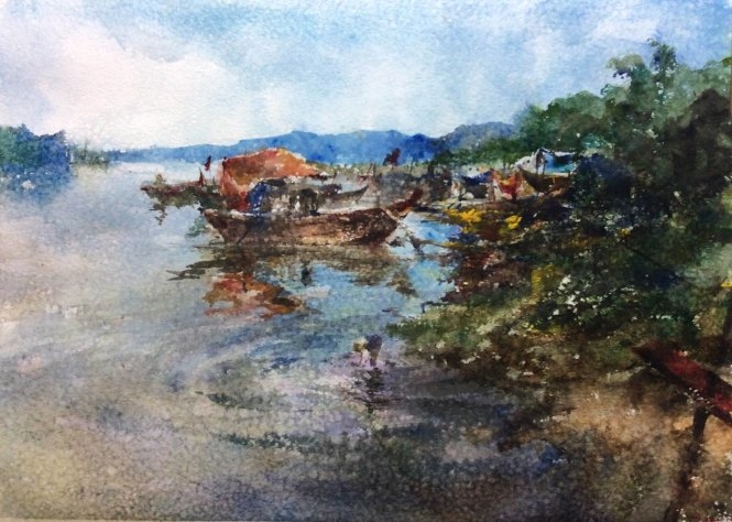 106 bức tranh màu nước của triển lãm Đồng chất 