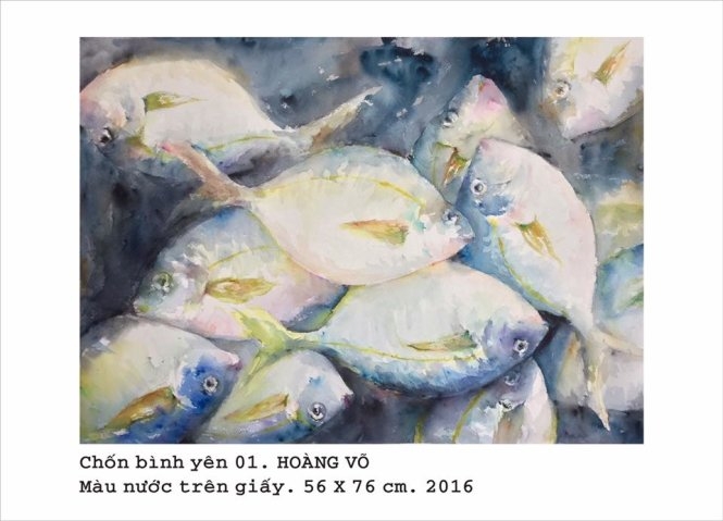 106 bức tranh màu nước của triển lãm Đồng chất 