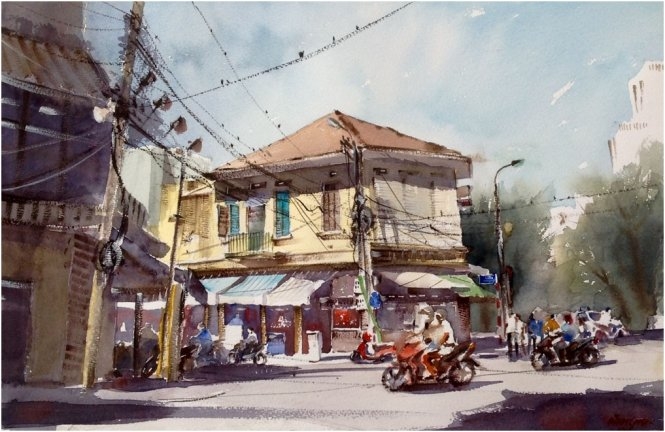 106 bức tranh màu nước của triển lãm Đồng chất 