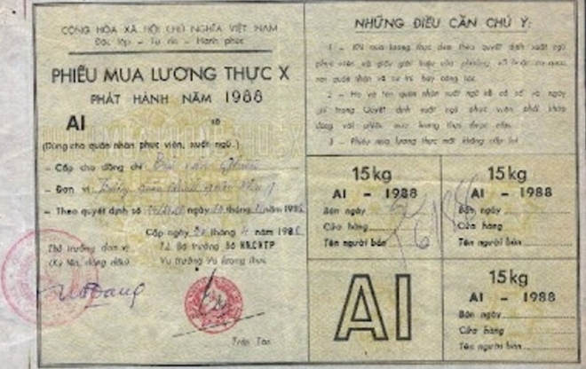 Những bức ảnh hiếm về cửa hàng mậu dịch thời bao cấp