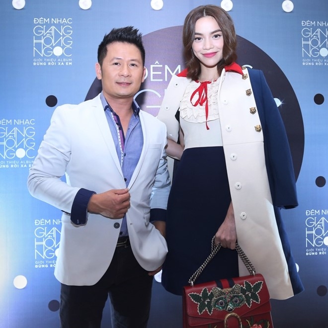 Ho Ngoc Ha dien hang hieu den xem dem nhac Giang Hong Ngoc hinh anh 8