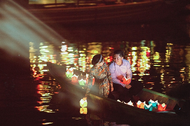 Hội An đẹp nên thơ trong bộ ảnh cưới của Phương Thảo và Duy Khánh
