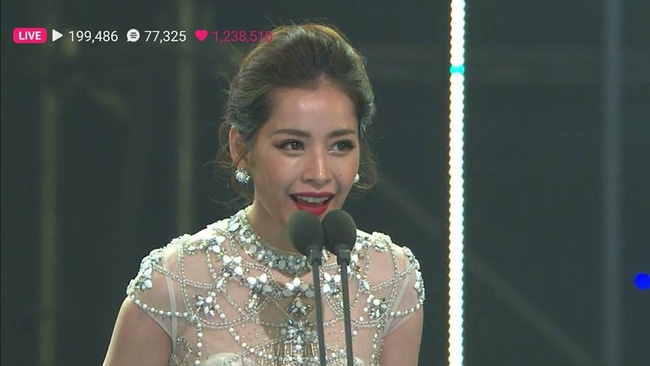 Chi Pu xinh đẹp, tự tin nói tiếng Anh trên sân khấu nhận giải thưởng tại Asia Artist Awards - Ảnh 7.