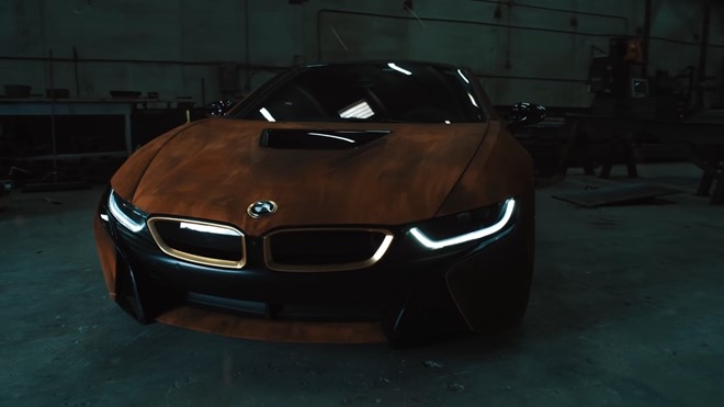 BMW i8 do dan ao ri set cua ca si Austin Mahone hinh anh 5