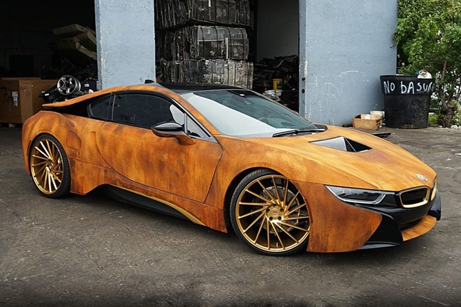 BMW i8 do dan ao ri set cua ca si Austin Mahone hinh anh 7