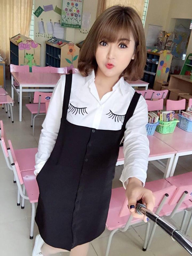 co giao tieu hoc xinh nhu bup be khien hoc sinh ngo ngan hinh anh 9