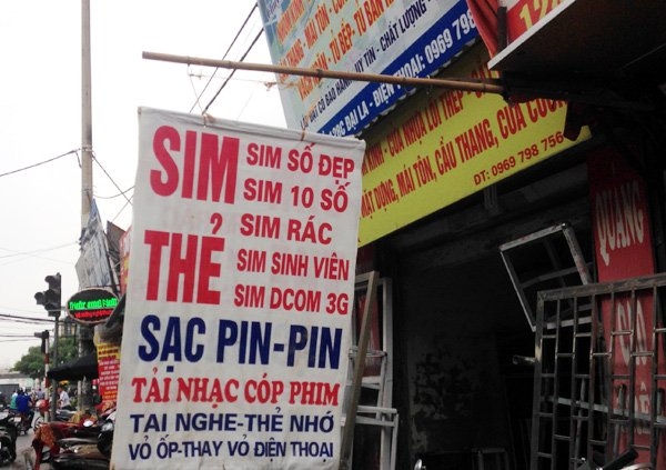 Đại lý sim thẻ ngừng bán hàng nghe ngóng