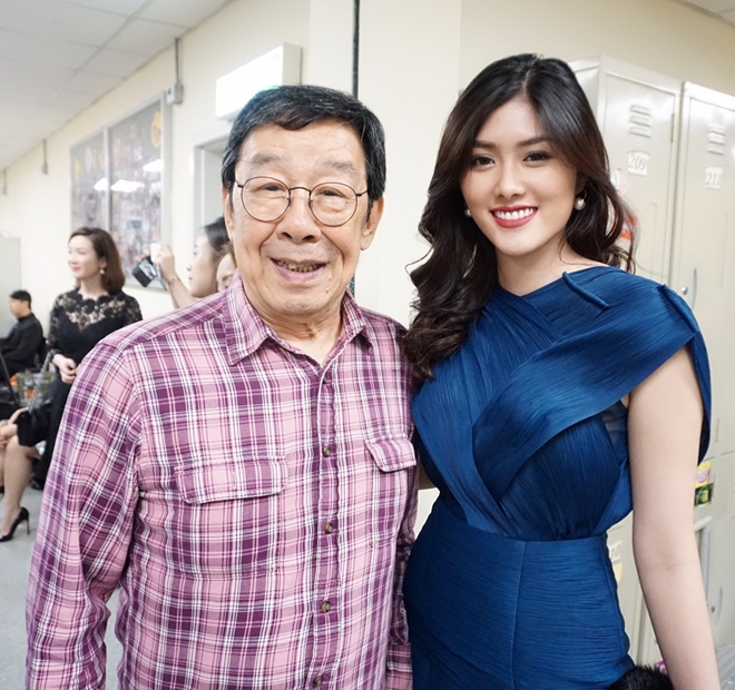 Nguoi dep 9x Huynh Tien xinh dep ben dan sao noi tieng TVB hinh anh 2