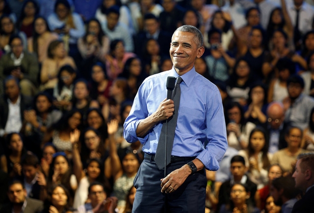 Tổng thống Barack Obama phát biểu trước các nhà lãnh đạo trẻ ở Peru hôm 19/11 (Ảnh: Reuters)