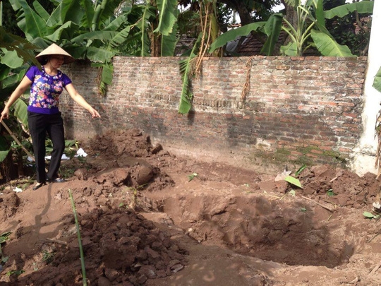  Hiện trường nơi phát hiện thi thể 2 bé gái 