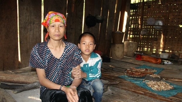 Bà Hoàng Thị Khanh mất người thân vì ma túy. Ảnh: Hà Châu