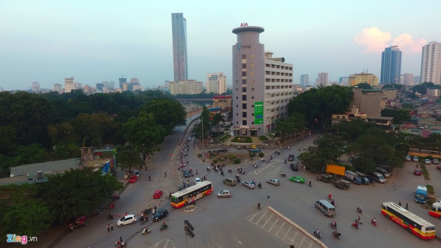Chan mot chieu duong Kim Ma thi cong Metro hinh anh 2