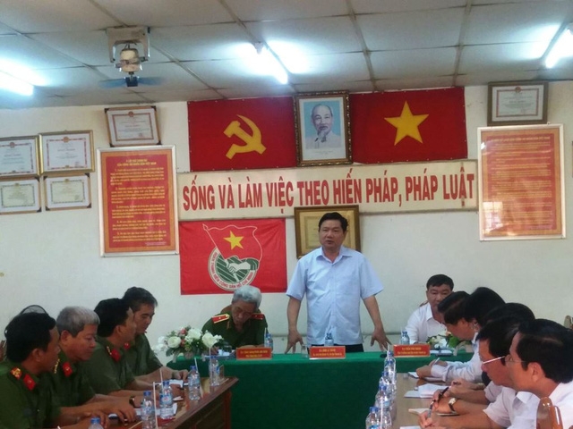 Bí thư Thành ủy TPHCM Đinh La Thăng phát biểu chỉ đạo tại buổi làm việc
