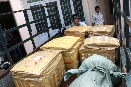 700 ký thịt thối giả heo rừng chuẩn bị vào nhà hàng - 2