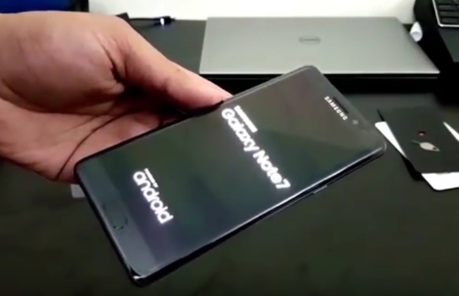 Galaxy Note7 nhái có giá chỉ 3 triệu đồng /// Ảnh: Chụp màn hình