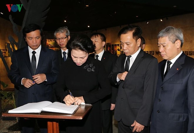 Chu tich Quoc hoi vieng lanh tu Fidel Castro o Havana hinh anh 2