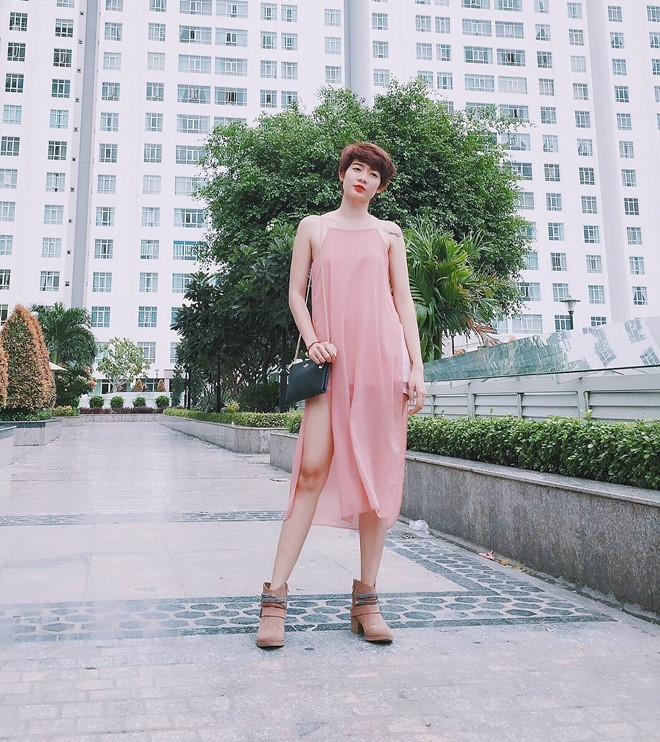 Loat fashionista Viet chuong sac hong trong street style hinh anh 3