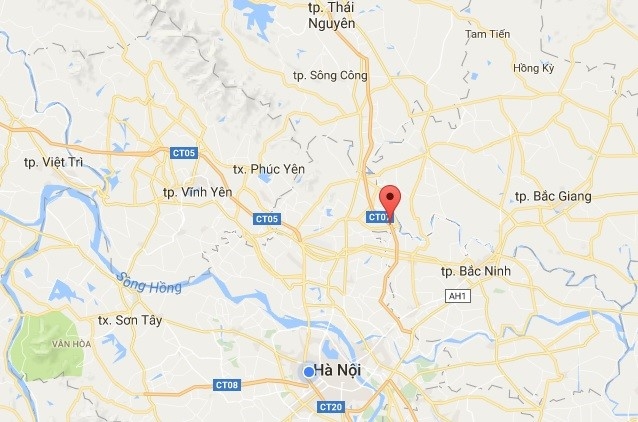 Xe tai chay tren cao toc Ha Noi - Thai Nguyen hinh anh 1