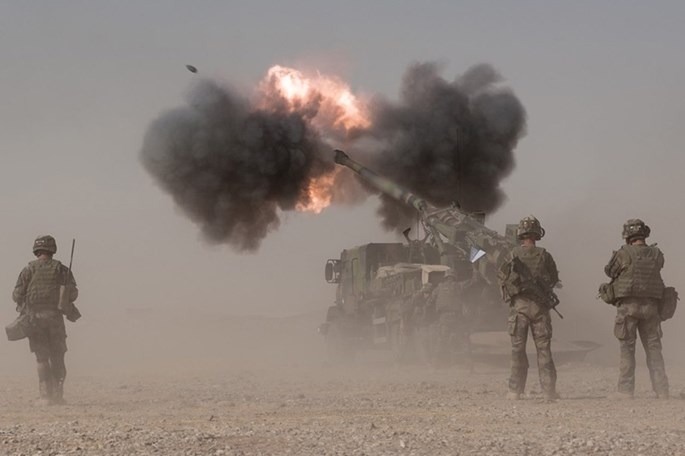 Uy lực pháo tự hành Caesar của Pháp đánh IS ở Iraq - ảnh 2