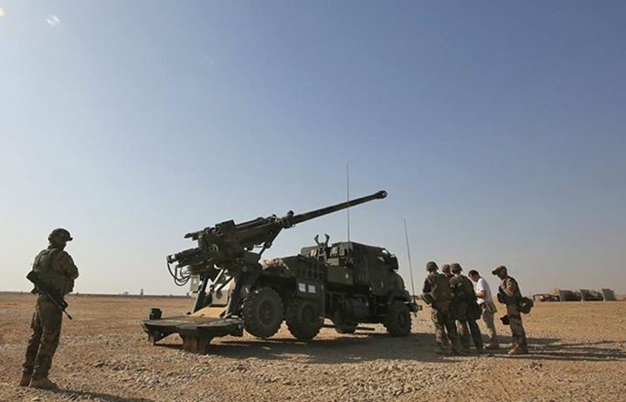 Uy lực pháo tự hành Caesar của Pháp đánh IS ở Iraq - ảnh 5