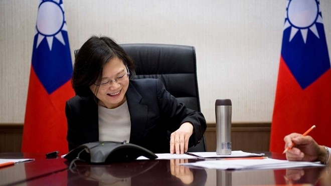 Dien dam cua Trump va lanh dao Dai Loan duoc sap xep tu lau hinh anh 1