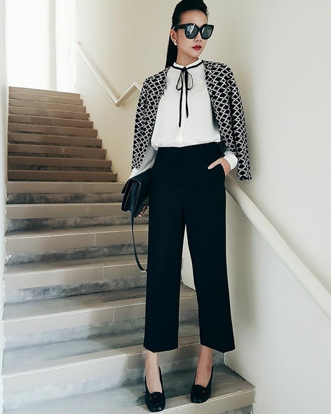 Bo suu tap ao khoac thu dong sanh dieu cua Thanh Hang hinh anh 8