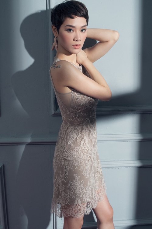 Trà My Idol diện mốt không nội y