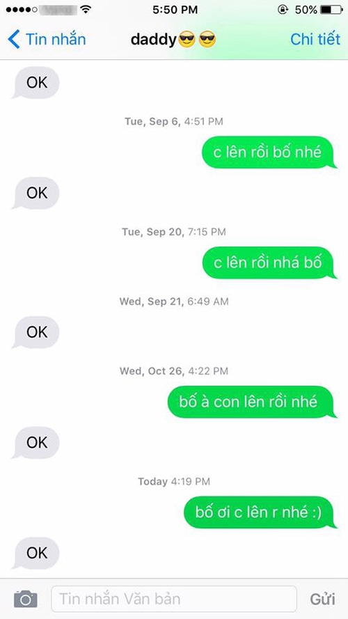 cuoi bo voi nhung tin nhan giua bo me va con khi phu huynh qua “kiem loi” - 1