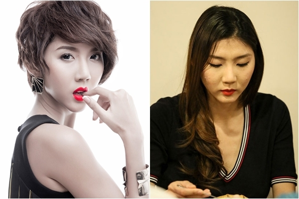 Tăng cân, thay đổi nội tiết tố khiến làn da của Ngọc Quyên mọc nhiều mụn, trang điểm kỹ càng cũng không thể che hết.