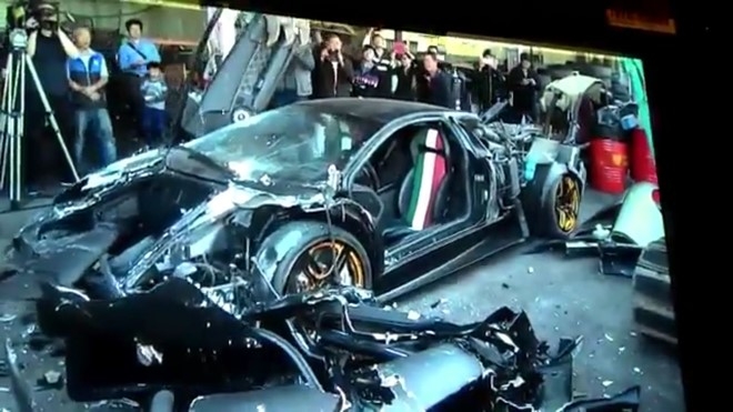 Pha nat Lamborghini Murcielago dung bien so gia o Dai Loan hinh anh 1