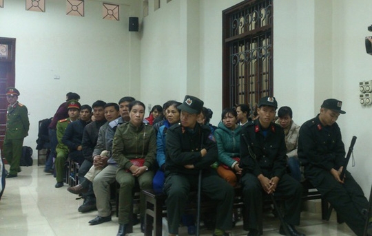  An ninh được thắt chặt tại phiên tòa 