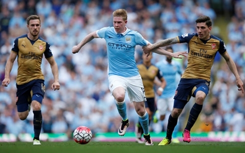 man city arsenal tran chien song con hinh 1