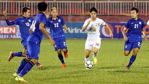 Công Phượng tịt ngòi, U21 HAGL thua U21 Thái Lan