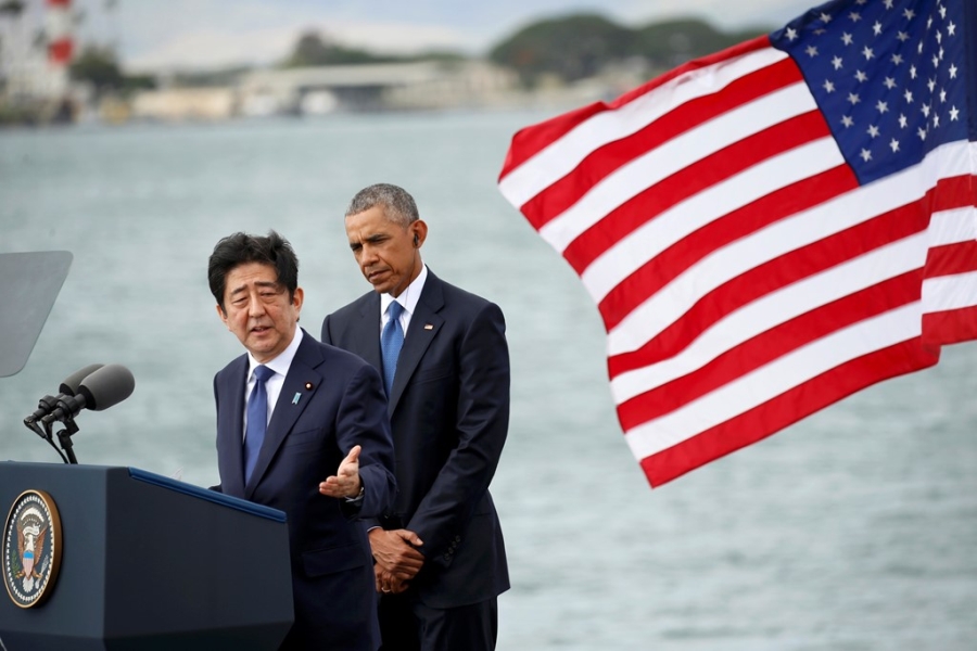 Tong thong Obama va Thu tuong Abe cui dau tai Tran Chau Cang hinh anh 4