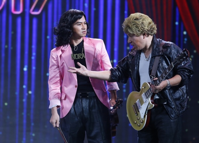 Xuân Bắc, Tự Long đóng giả Modern Talking, Boney M