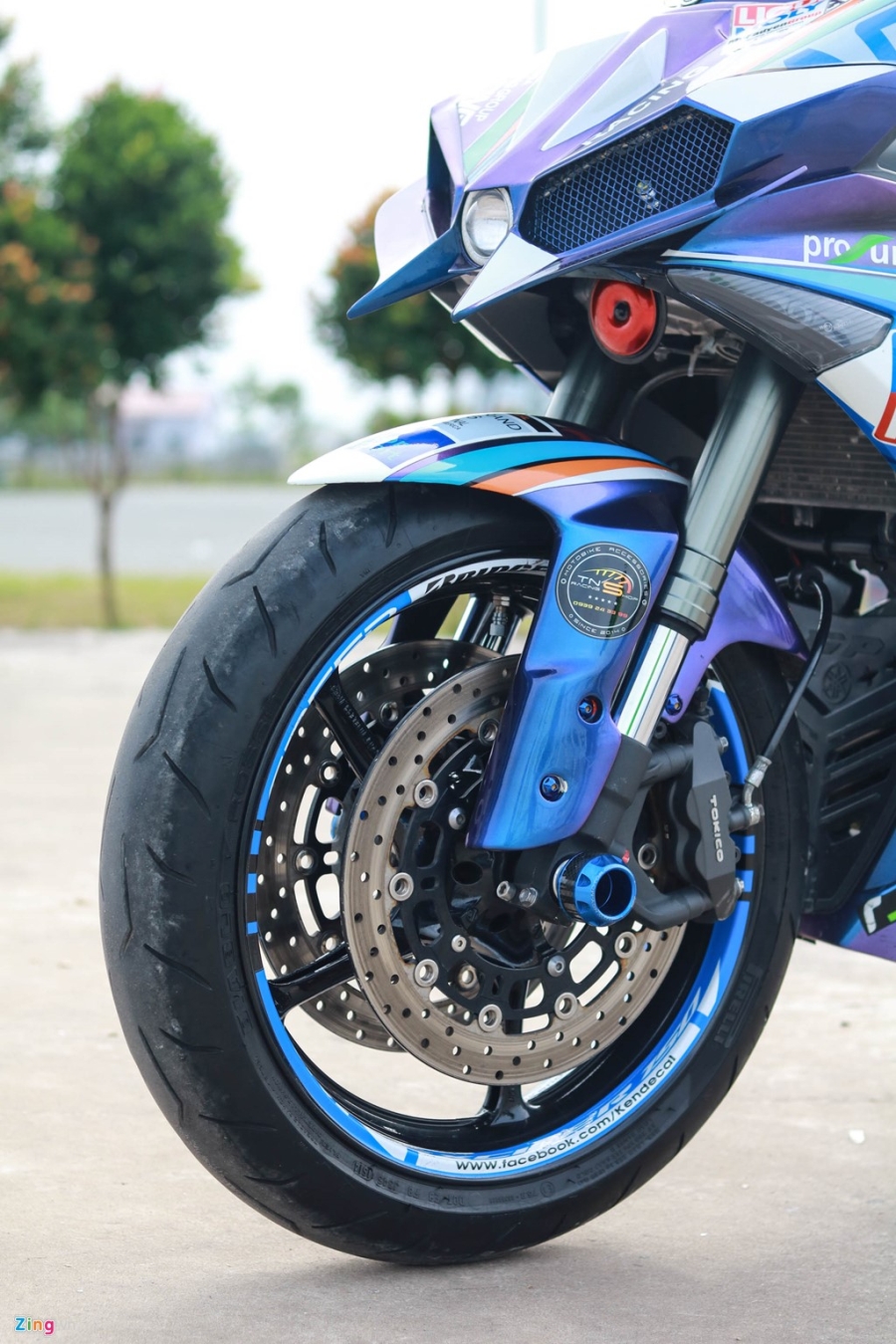 Exciter 150 do phong cach moto phan khoi lon o Can Tho hinh anh 4