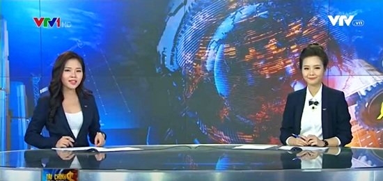 BTV Hoài Anh xinh đẹp nổi bật giữa dàn MC của VTV