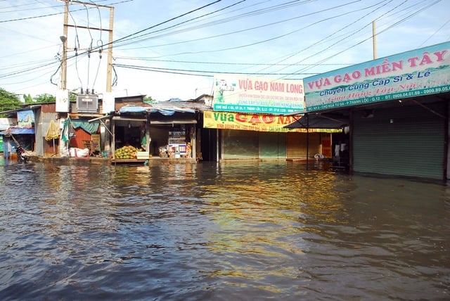ngập lụt ở TPHCM